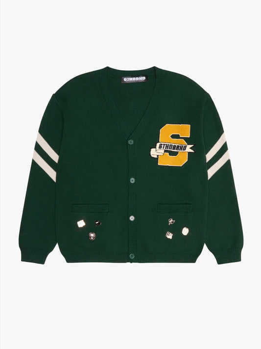 6THNBRHD Euro Green Cardigan