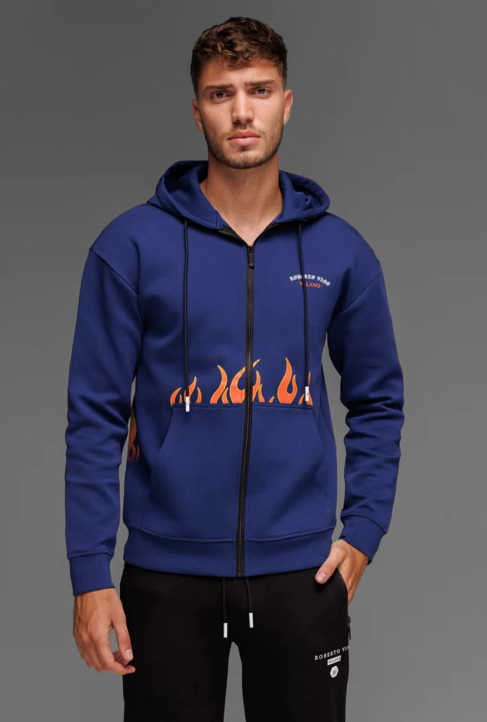 ROBERTO VINO FLAME Zip Hoodie