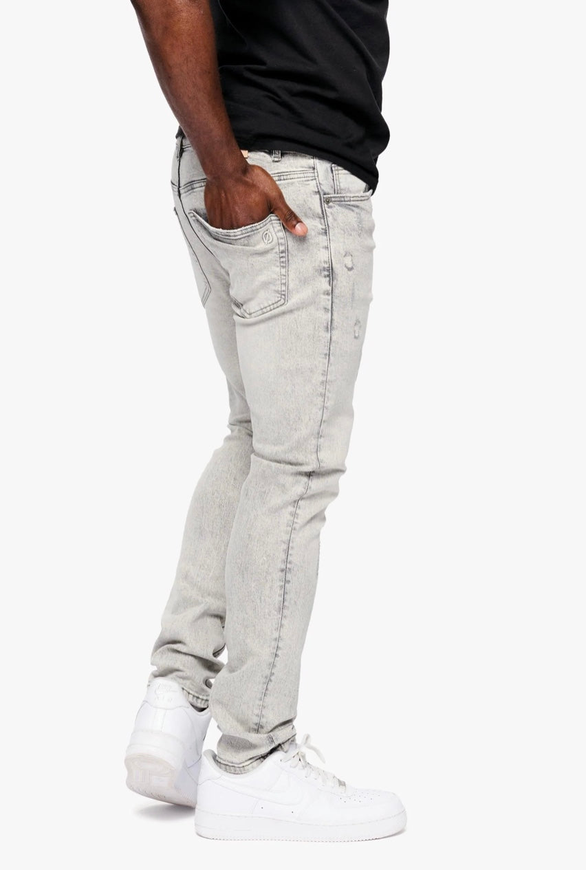 ANOM SKINNY FIT "TIMELESS" LIGHT GRAY