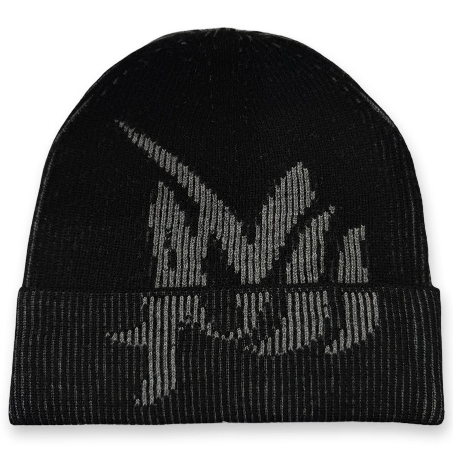 AL WISSAM Legacy Knit Beanie-Black/Charcoal