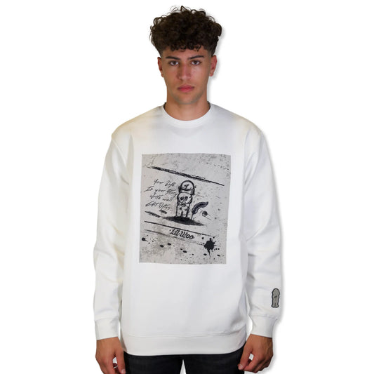 AL WISSAM “Your Story" Crewneck-White