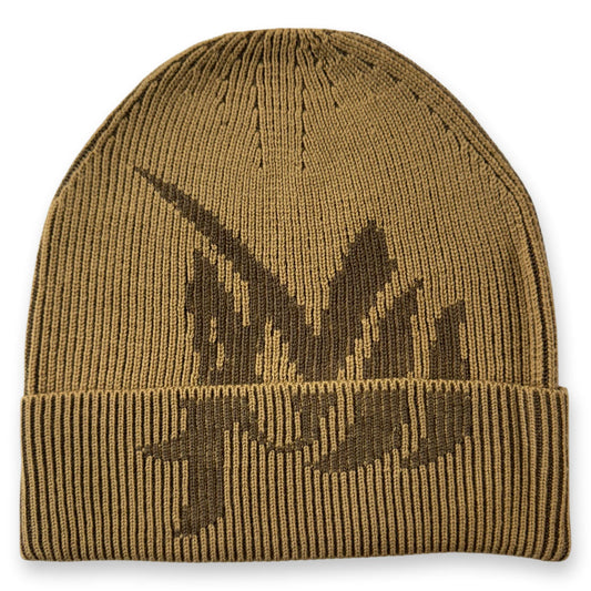 AL WISSAM Legacy Knit Beanie-Light Coffee